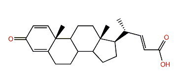 3-oxo-Chol-1,4,22-trien-24-oic acid